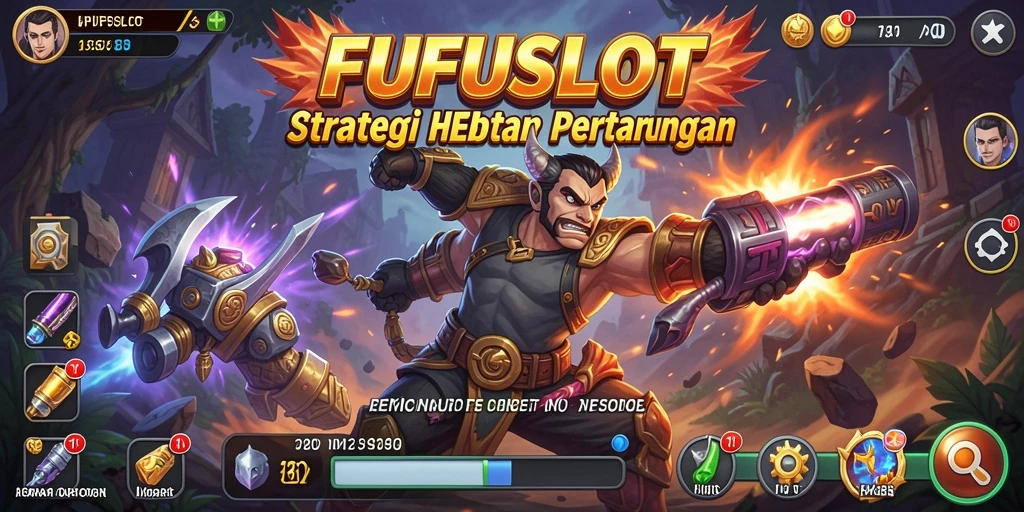 Gameplay FUFUSLOT dengan strategi mendalam dan pertarungan seru.