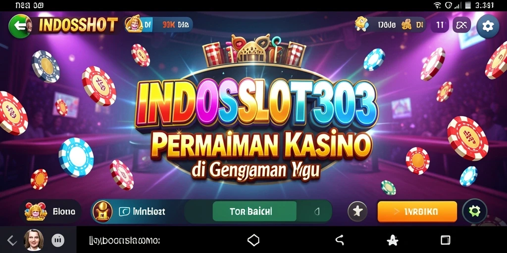 Screenshot gameplay INDOSLOT303 yang menampilkan suasana Kasino yang seru.