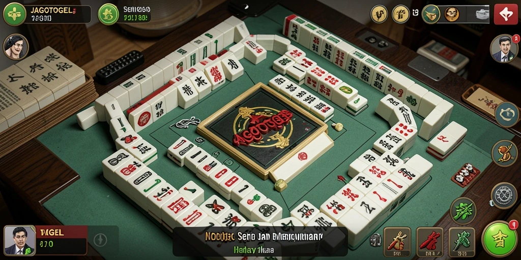 Tampilan gameplay Mahjong yang menarik di JAGOTOGEL.
