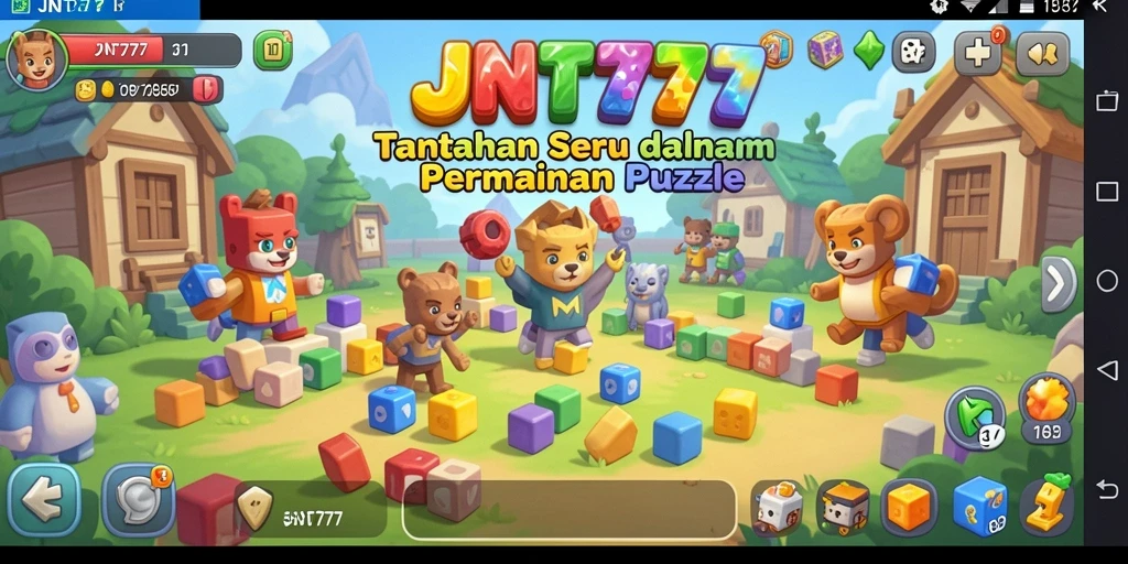 Screenshot utama JNT777 menampilkan gameplay yang seru dan menantang.