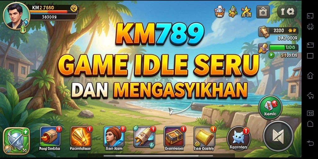 Tampilan permainan KM789 yang seru dan mengasyikkan dalam gameplay Idle.