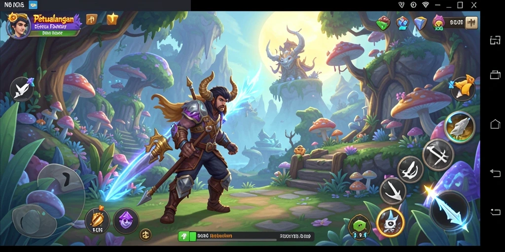 Tampilan gameplay N06 yang menampilkan petualangan mendebarkan.