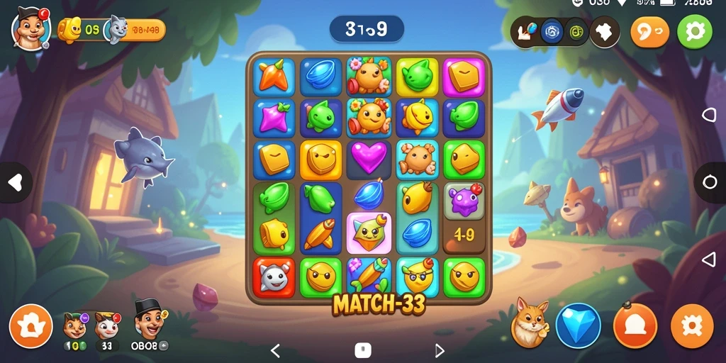 Screenshot menunjukkan gameplay seru yang penuh warna di OBOR138.