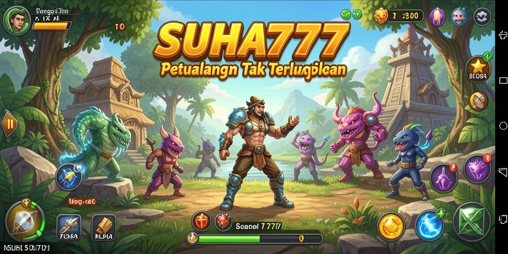 Tampilan gameplay <strong>Suhu777</strong> yang epik dan menegangkan.