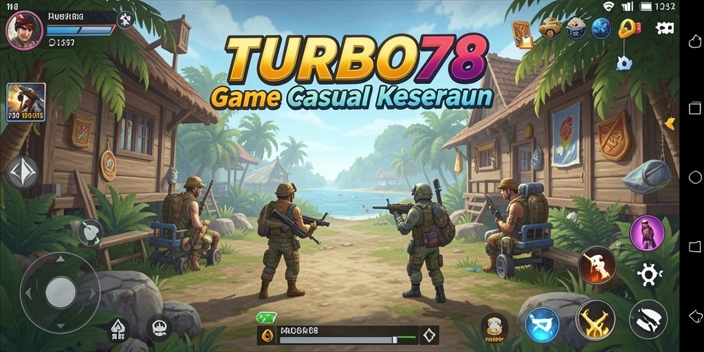 Screenshot utama TURBO78 menampilkan gameplay Casual yang menyenangkan.